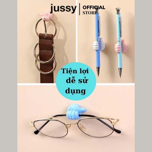 Miếng Dán Tường Hình Bàn Tay Tiện Lợi Dễ Thương Jussy Official Miếng Dán Điện Thoại Cố Định Dây Sạc Đa Năng