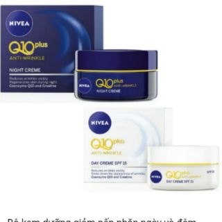 Bộ 2 hộp kem dưỡng da chống nhăn Nivea Q10 Plus