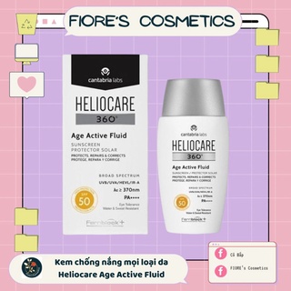 Kem chống nắng cho da lão hoá Heliocare Age Active Fluid 50ml