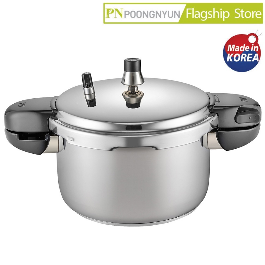 [Mã BMBAU300 giảm 10% đơn 499K] Nồi áp suất Inox IH hiệu PN HNVPC-10(IH) [5.3L] - Hàng chính hãng