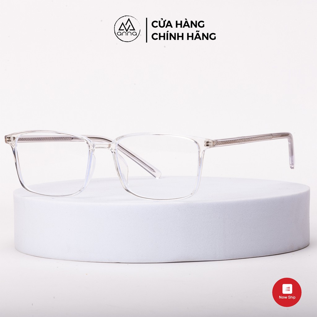 Gọng kính mắt thời trang nam nữ ANNA dáng vuông gọng nhựa dẻo cốt kim loại - 280HQ001 | BigBuy360 - bigbuy360.vn