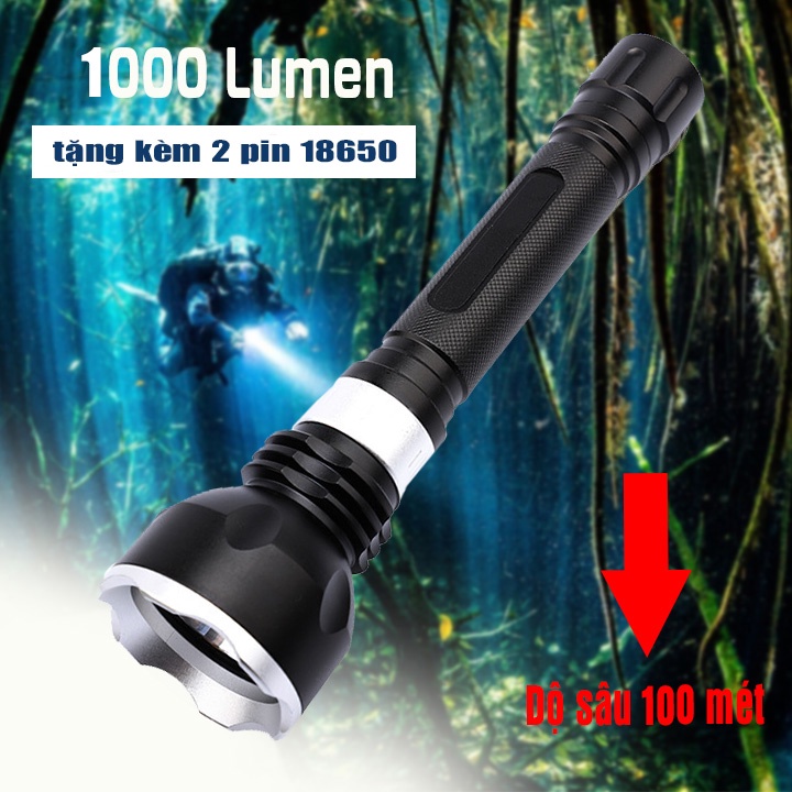 Đèn pin thợ lặn siêu sáng