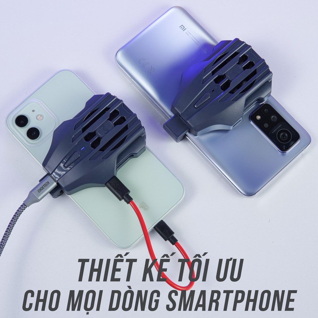 Quạt Tản Nhiệt Cho Điện Thoại Memo DL02/DL03/DL05 iPhone/Android - Tặng Găng Tay Gaming Cao Cấp