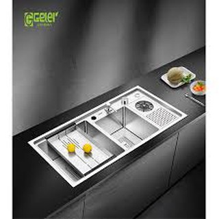 Chậu rửa bát Geler GL- 9045 có máy rửa chén cốc chính hãng