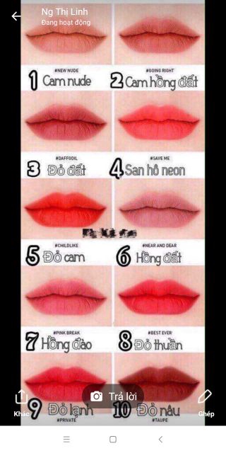 Sỉ son ba chị em (bán sỉ từ 20k)