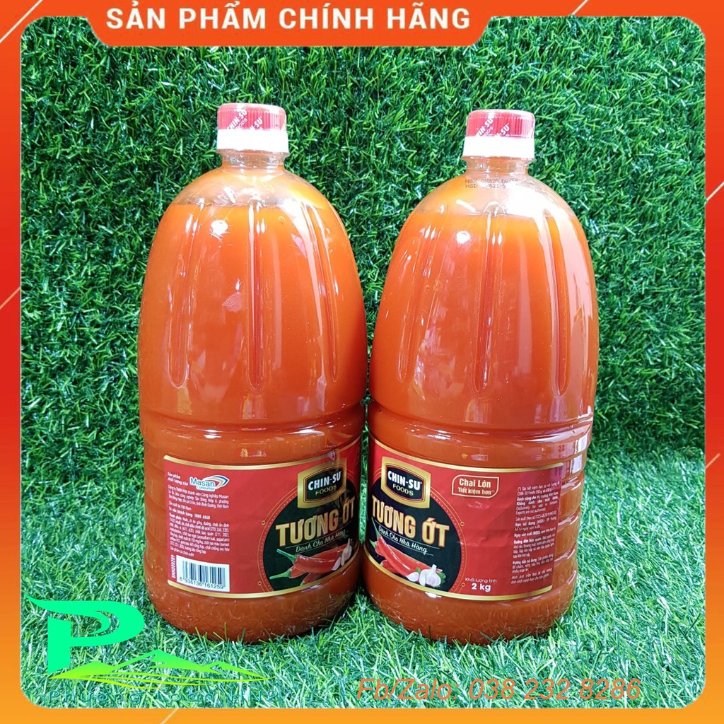 Tương ớt Chinsu - Can 2kg, Tương ớt Chin-su, Chin-su tương ớt