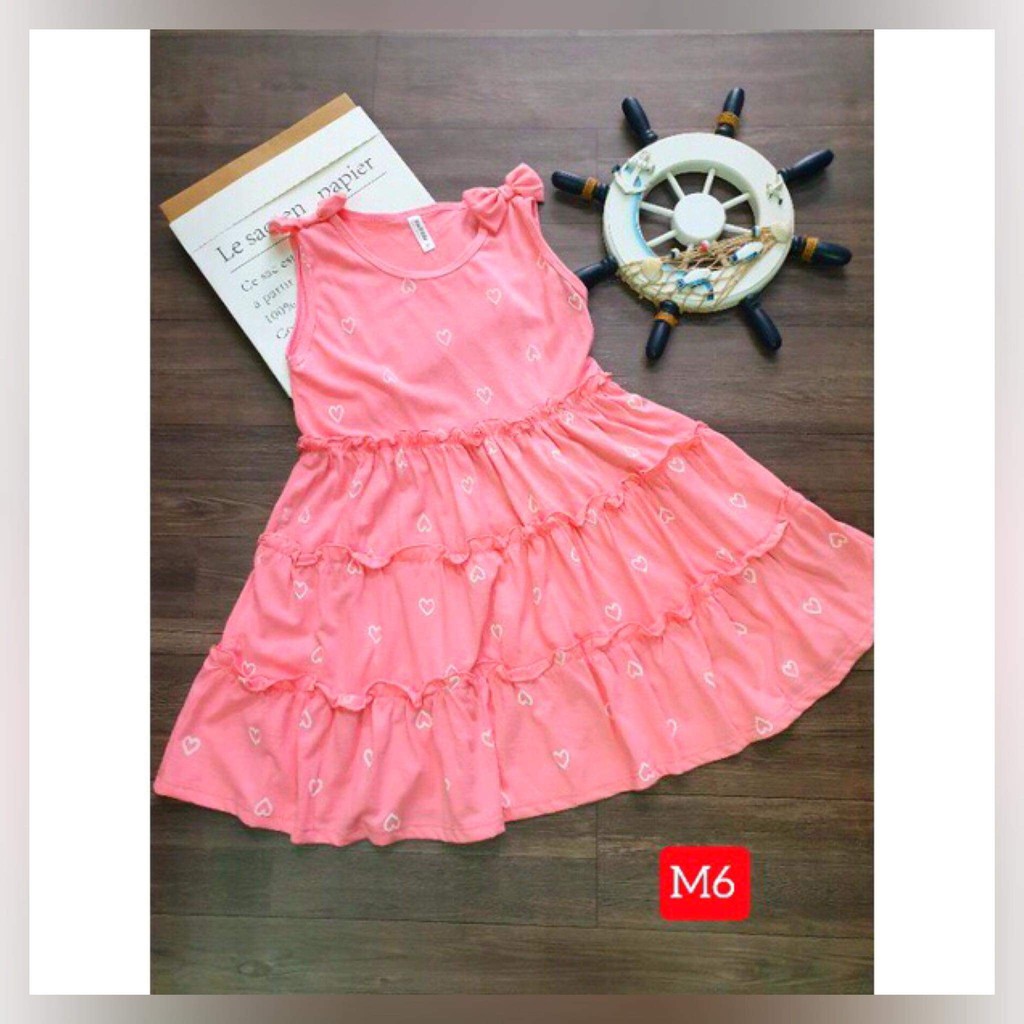 BỘ VÁY ĐẦM XÒE MAXI CHẤT XUẤT KHẨU BÉ GÁI SIZE ĐẠI.link2