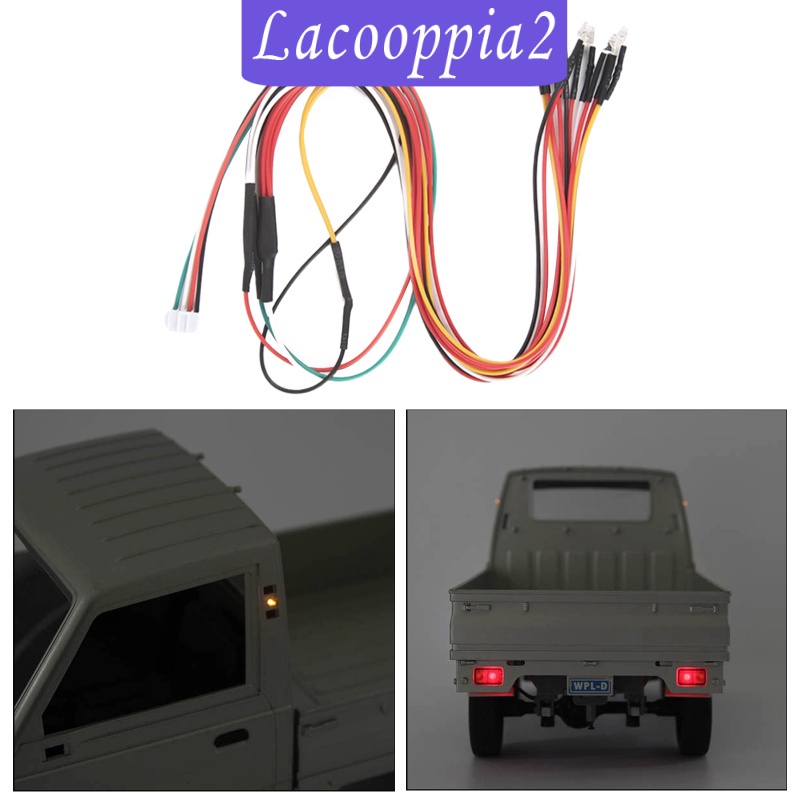 Rear Side Light Group Lamp for WPL D12 RC Drift Truck Modified Accessories