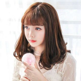 Tóc giả xoăn ngắn ngang vai | bộ tóc giả