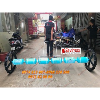 Mua máy gieo sạ ở đâu giá rẻ , máy gieo sạ thủ công 6 trống kéo tay thẳng hàng