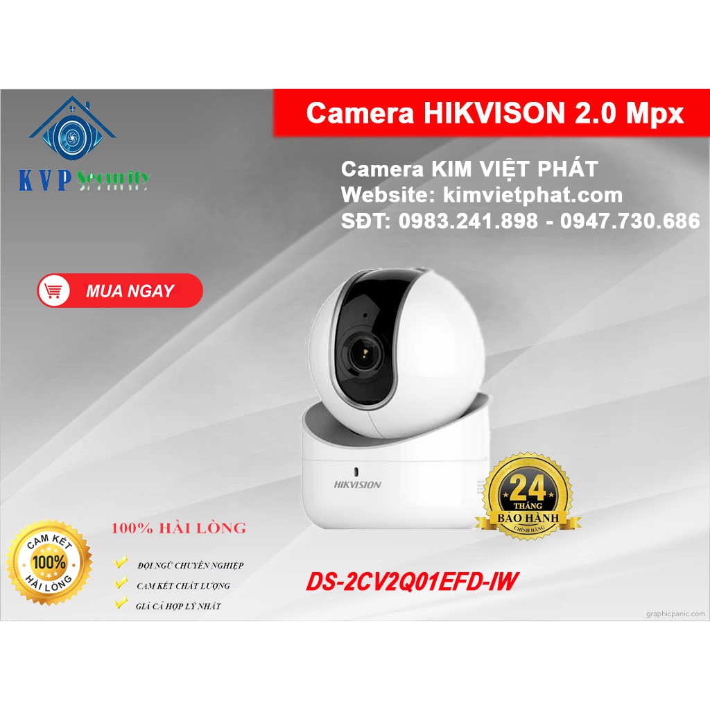 camera Robot Hivison DS-2CV2Q01EFD-IW