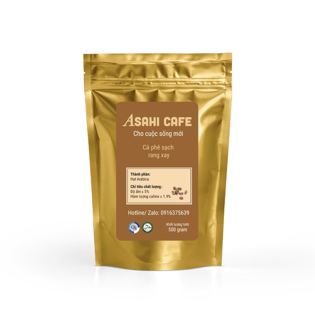 CÀ PHÊ RANG MỘC - 100% NGUYÊN CHẤT ASAHI - ROBUSTA  - CULI - ARABIA - 500g | BigBuy360 - bigbuy360.vn