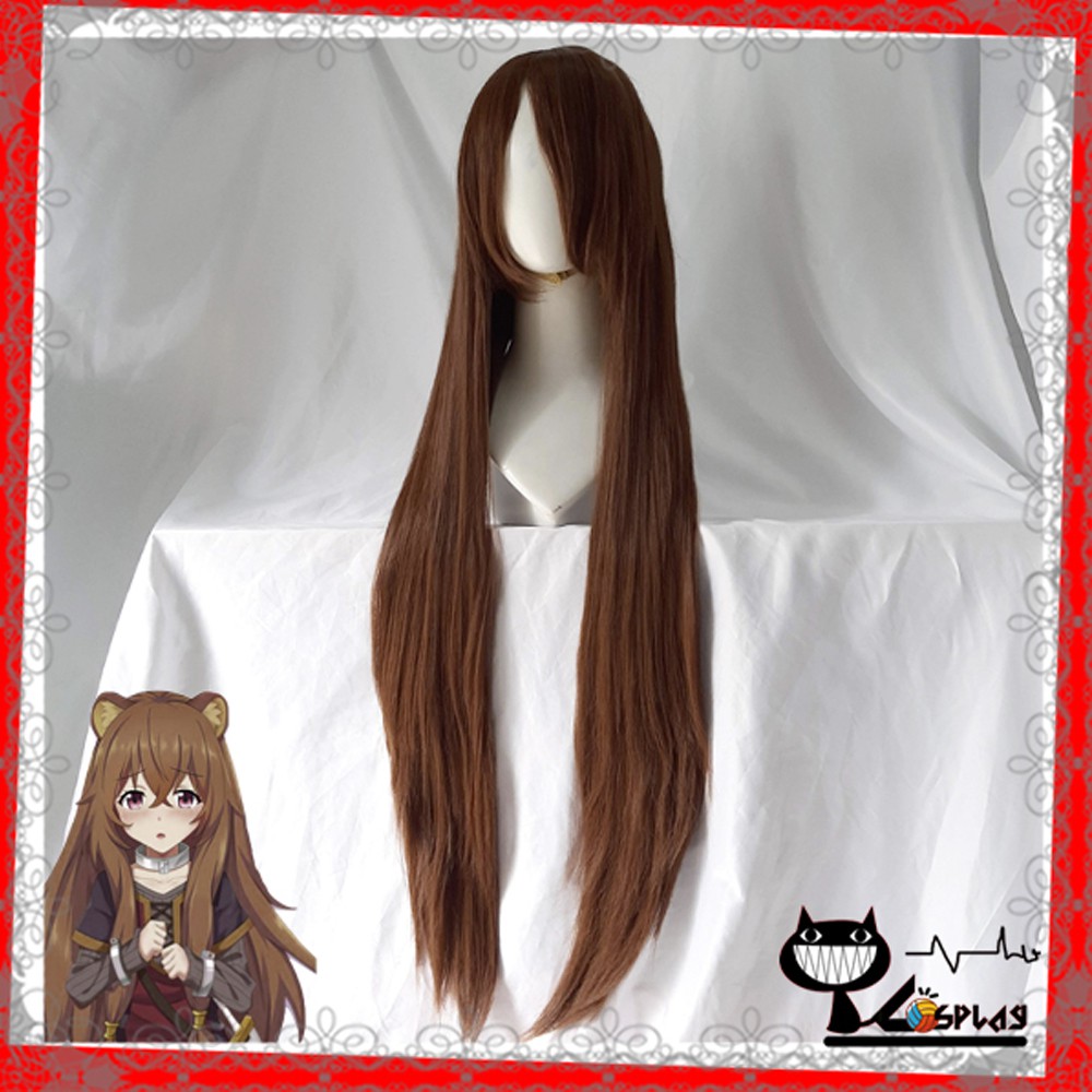 [sẵn] Wig/tóc giả cơ bản nữ thẳng nâu hạt dẻ 1m - 100cm tại Miu cosplay