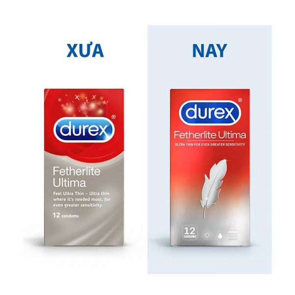 [HOT] MỎNG TÊNH-YÊU SAY ĐẮM-Bao Cao Su Durex Fetherlite Ultima (Hộp 12 cái) 100% CHÍNH HÃNG