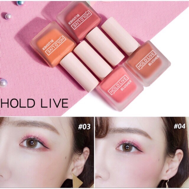 Má Hồng Dạng Lỏng Hold Live Juice Blusher Hàng Nội Địa Trung