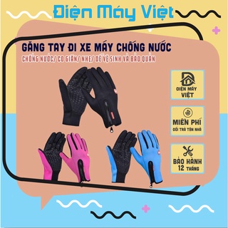 [Hàng Loại 1] Găng tay mùa đông chống nước cảm ứng, Găng tay đi xe máy mùa đông cao cấp, găng tay phượt chống nước