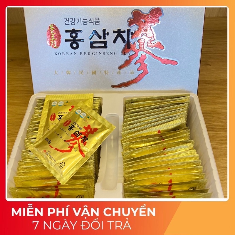 Trà Hồng Sâm Daedong Hàn Quốc Hộp 50 Gói, trumsihanghanquoc