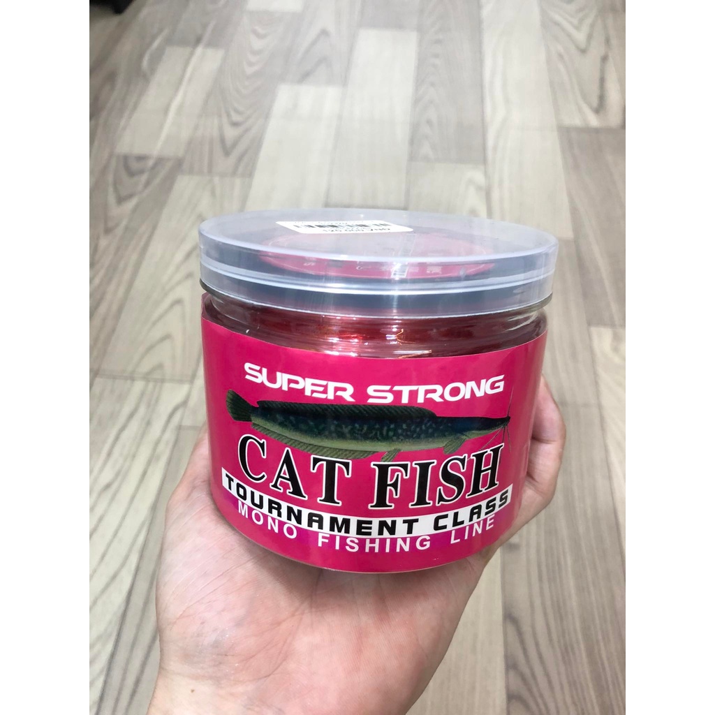 Cước câu cá mono Coastline CatFish 500m Màu Hồng Dâu
