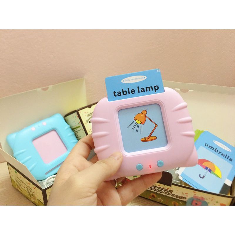 Máy Đọc Thẻ Tiếng Anh, Máy đọc thẻ Flashcard Song Ngữ Anh _ tiếng anh giáo dục sớm cho bé loại 1, 192 từ vựng
