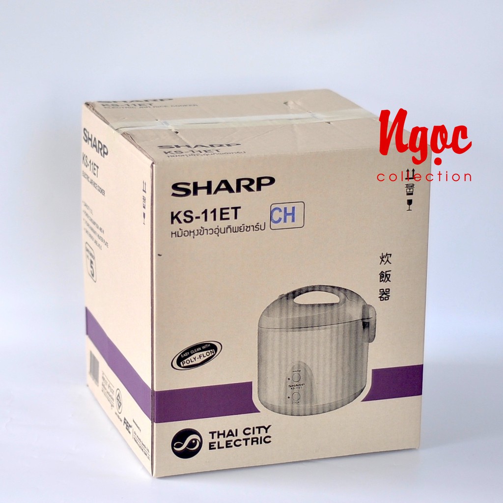 Nồi cơm điện 1.0L SHARP KS-11ET Thái Lan