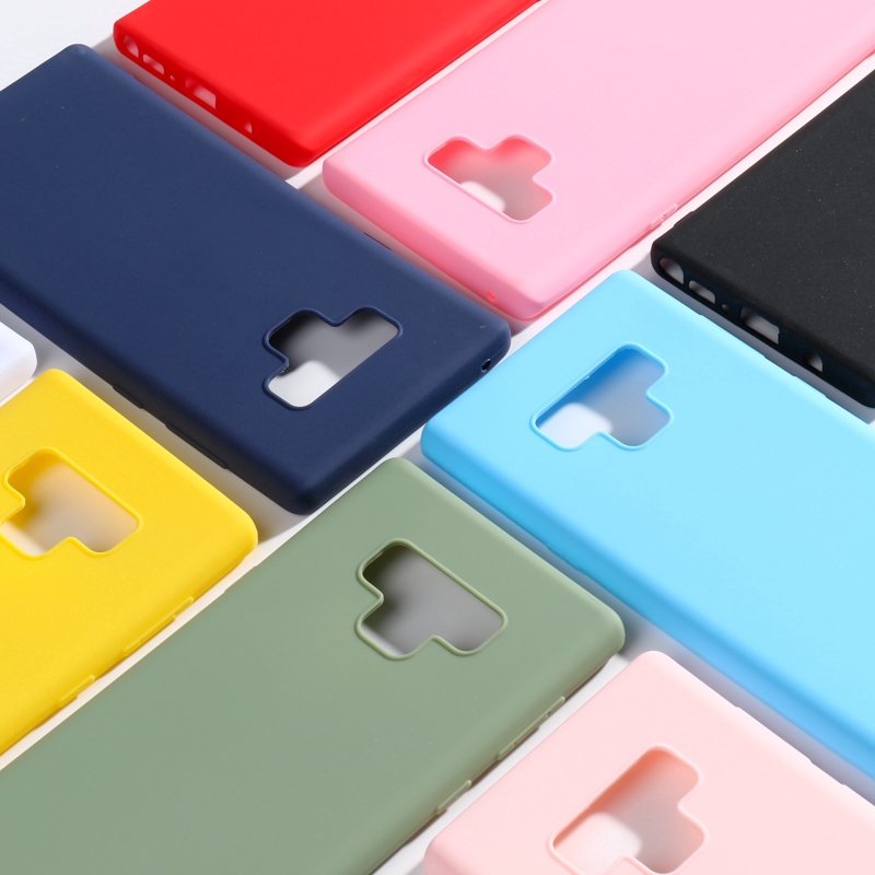 Ốp lưng màu nhám nhiều mẫu mã cho điện thoại Samsung Galaxy Note 9 6.4 inch | BigBuy360 - bigbuy360.vn