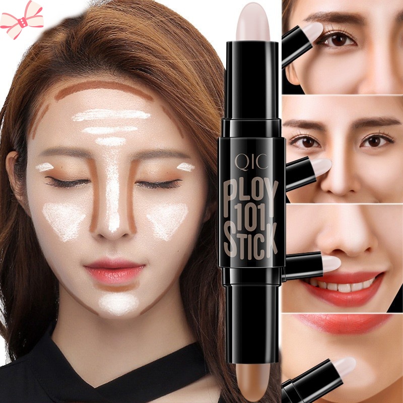 Thỏi Kem Tạo Khối Và Bắt Sáng Hai Đầu 3 Màu Tùy Chọn