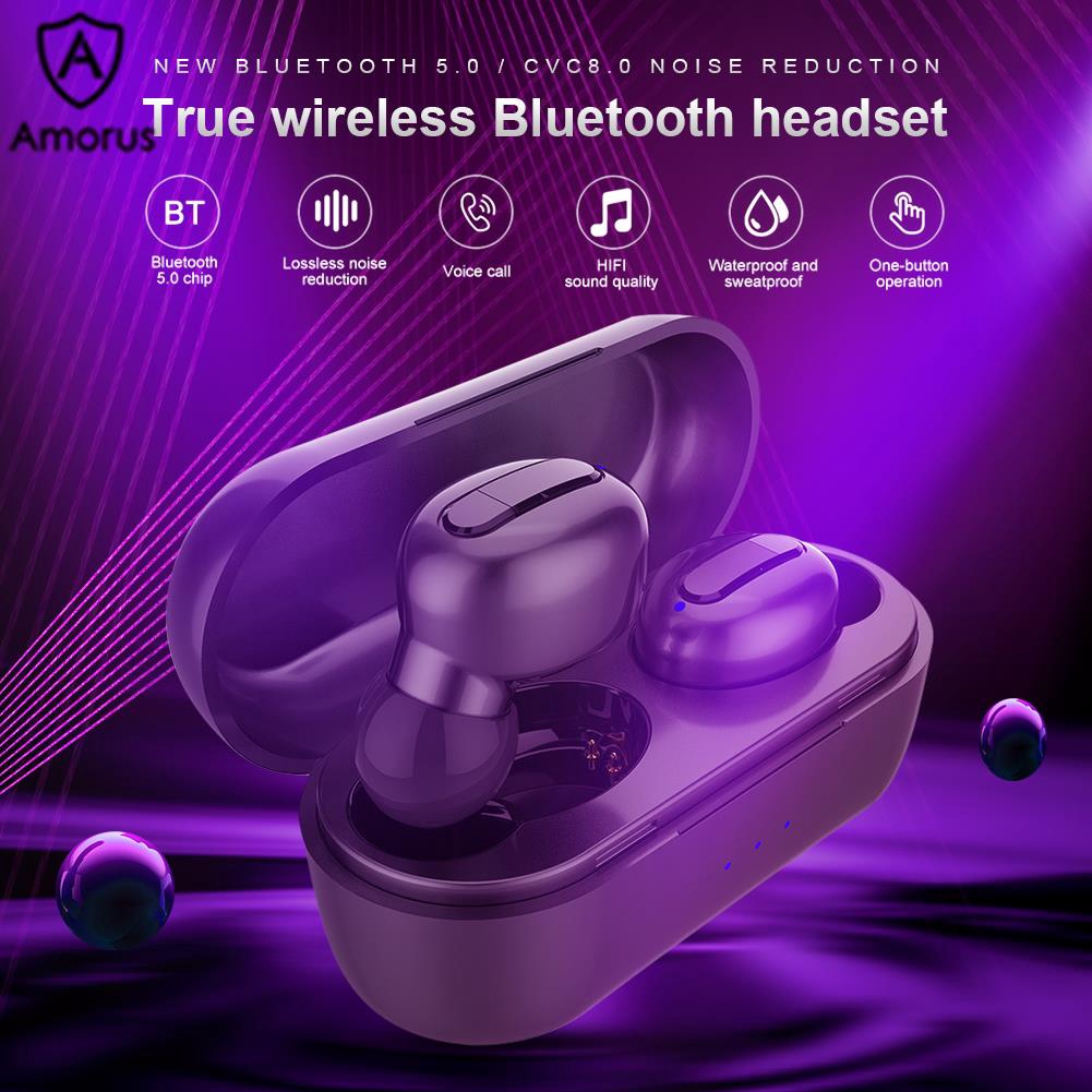 Tai nghe Bluetooth không dây Amorus V1 âm thanh sống động tiện dụng