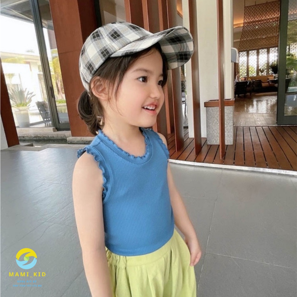 áo ba lỗ cho bé gái thun tăm MỀM, SIÊU CO GIÃN 12-40KG, MAMIKID