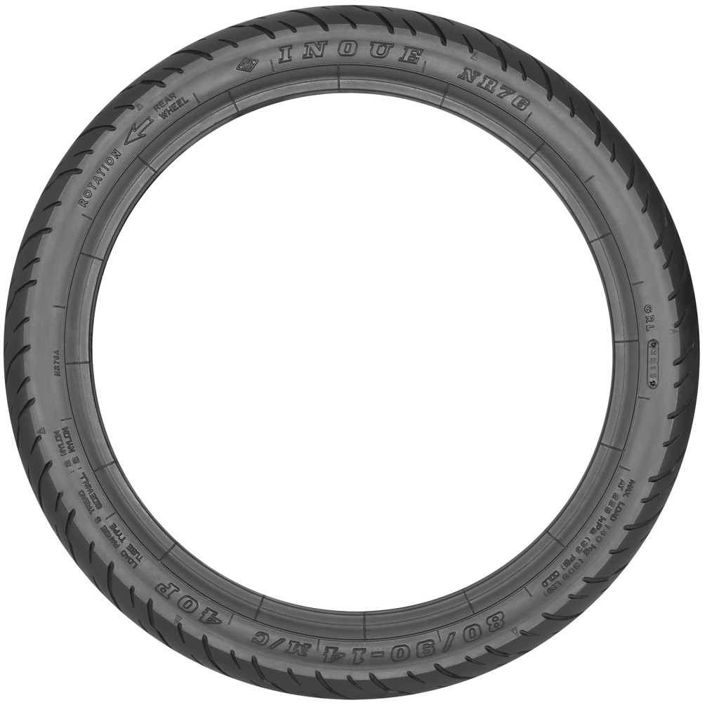 Vỏ Xe LUVIAS chính hãng IRC trước 70/90-14 NF59 hoặc sau 80/90-14 NR76 loại dùng ruột