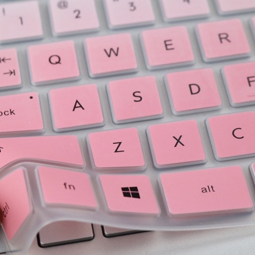 Miếng Silicon Mềm Bọc Bàn Phím Laptop Màu Xanh Dương Cho HP 15.6 inch BF