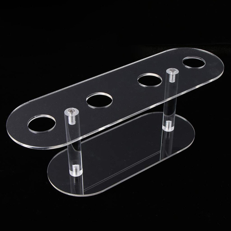 Giá Đỡ Trưng Bày Kem Ốc Quế 4 Lỗ Bằng Acrylic
