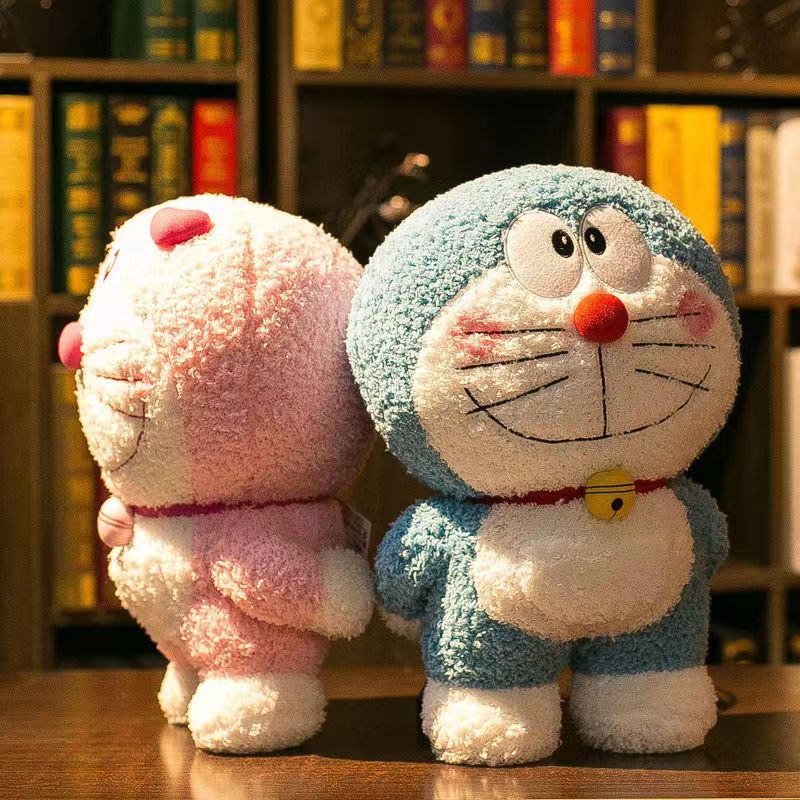 Thú nhồi bông hình Doraemon đáng yêu 3 màu tùy chọn