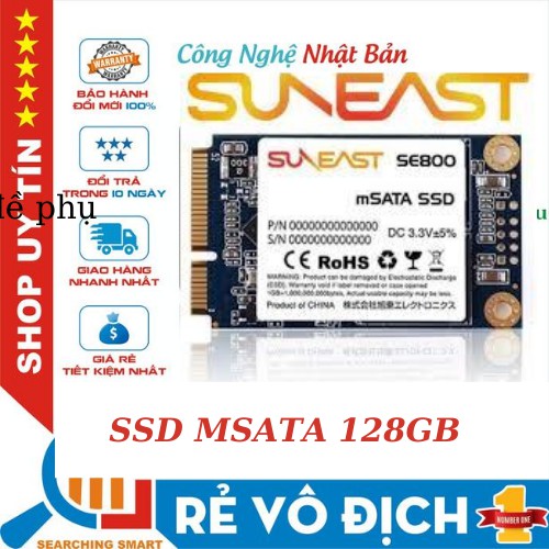Ssd Msata SUNEAST 128GB SE800 Chính Hãng - Bảo hành 36 tháng- Công Nghệ Nhật