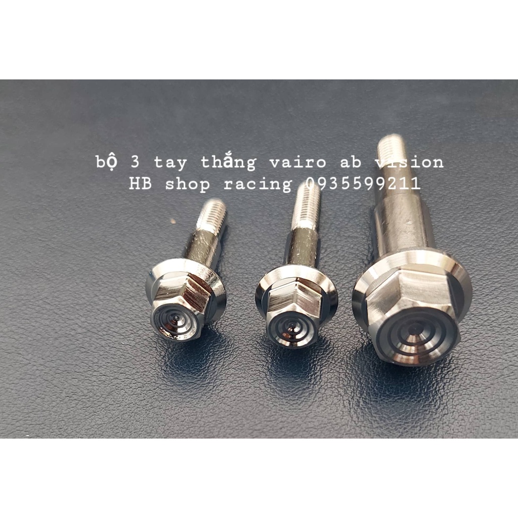 Ốc Salaya inox 304 Bộ 3 Con Tay Thắng Vario/AB/ Vision