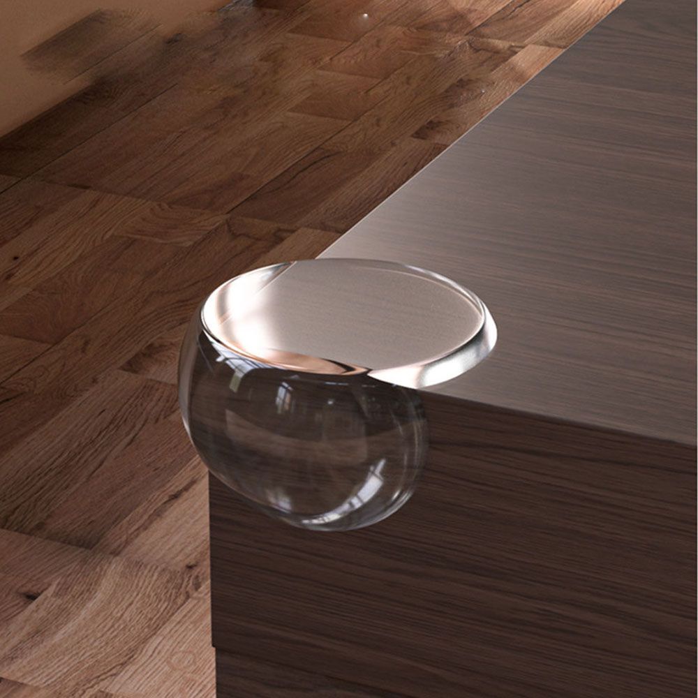 Bộ 4 miếng bọc cạnh bàn chất liệu silicon mềm bảo vệ an toàn cho bé