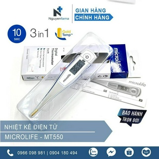 Nhiệt kế điện tử đầu dẻo Microlife MT550-BH Trọn đời