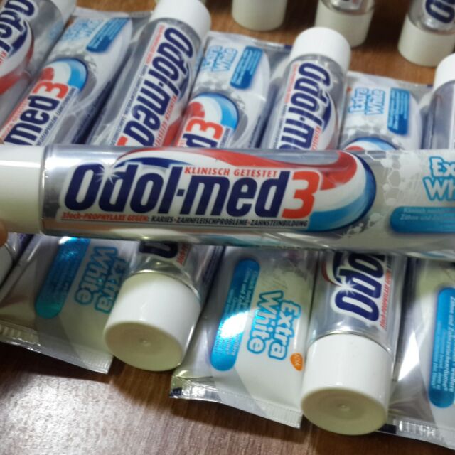 Kem đánh răng Odol - med3 extra white nội địa Đức
