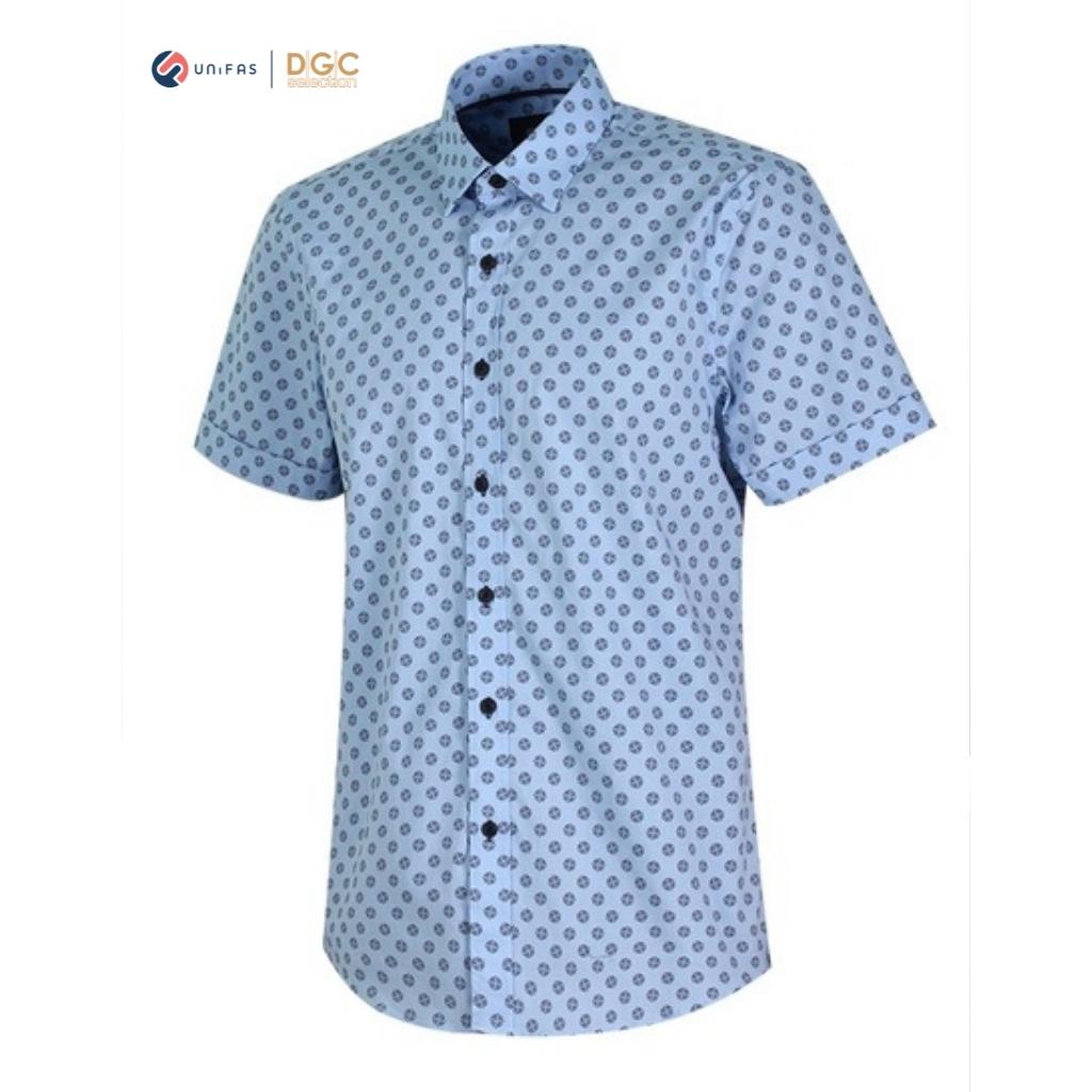 Áo sơ mi ngắn tay họa tiết nhiều màu DGCs - SASN1811M