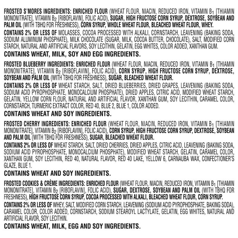 Bánh Pop.Tarts nhân siro hoa quả các vị - Mỹ