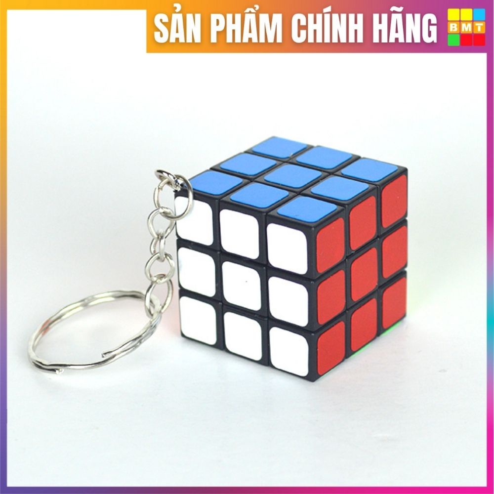 Móc Khóa Rubik 3x3,  đồ chơi thông minh cho bé, trò chơi trí tuệ