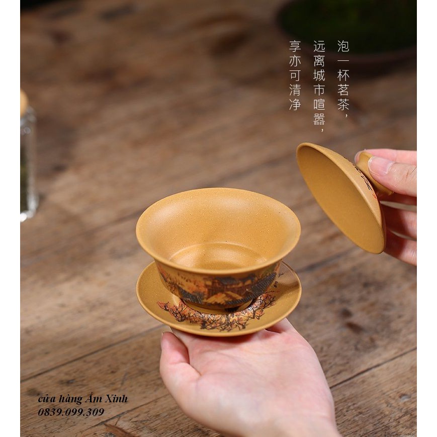Chén Khải Tiềm nguyên khoáng Hoàng Kim Đoạn Nê 150ml