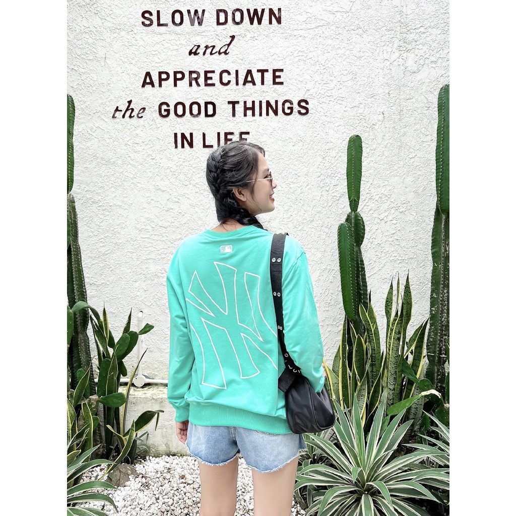 Áo Hoodie form rộng sweater MLB Unisex Hot trend Thời Trang nhiều màu