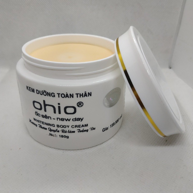 (mới) Kem dưỡng trắng body OHIO ốc sên 180g