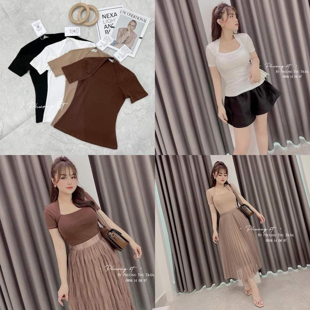 ÁO PULL ZIP CỔ CHÉO 4 MÀU