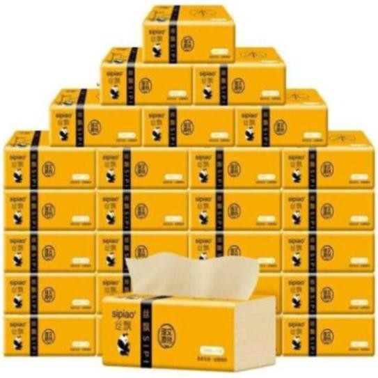 Thùng 30 Gói Giấy Ăn Gấu Trúc Sipiao Dai, Thấm Hút Nước Tốt[Tổng kho đồ gia dụng - Minh Châu]