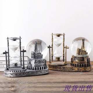 Đồng Hồ Cát Dạng Xoay Hình Tháp Eiffel Độc Đáo