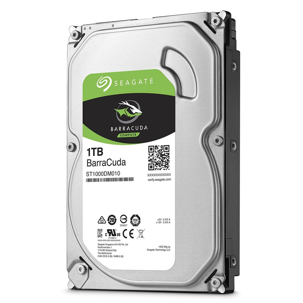 Ổ Cứng Seagate Barracuda 1TB - 7200rpm - 64MB Cache - SATA 6.0Gb/s