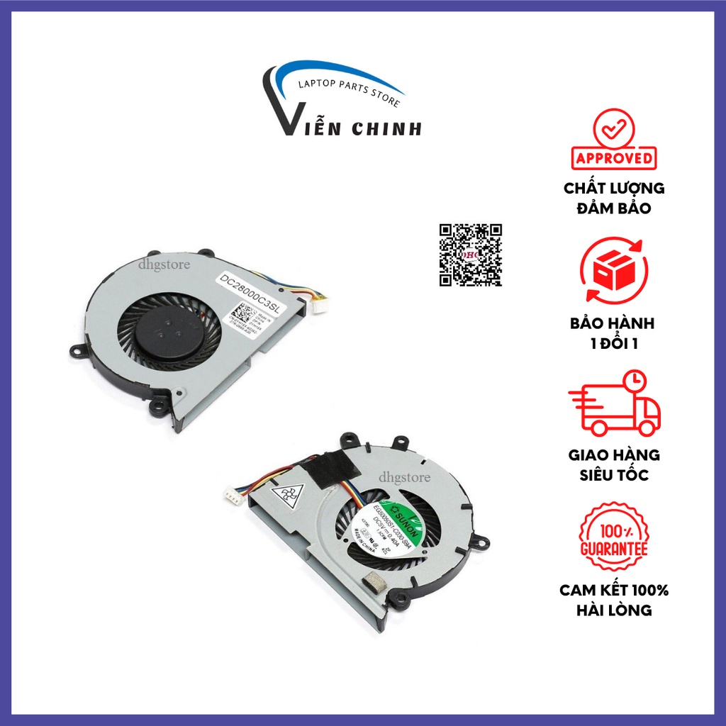 Quạt laptop Dell Latitude E6430u - Bảo hành 1 tháng lỗi 1 đổi 1