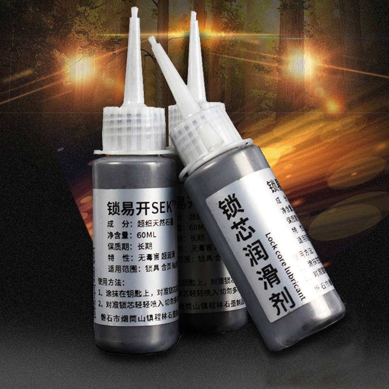 Bột than chì 60ml bôi trơn khóa cửa xe hơi