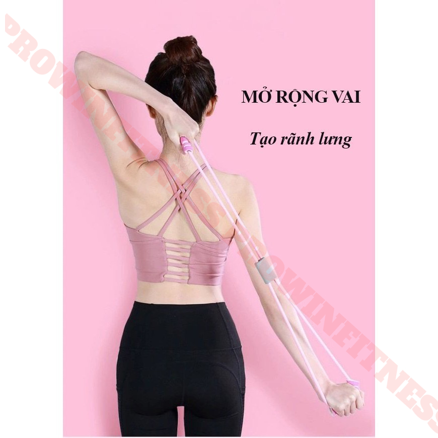 Dây kháng lực số 8 tập Prowin Fitness Yoga Gym chuyên dụng